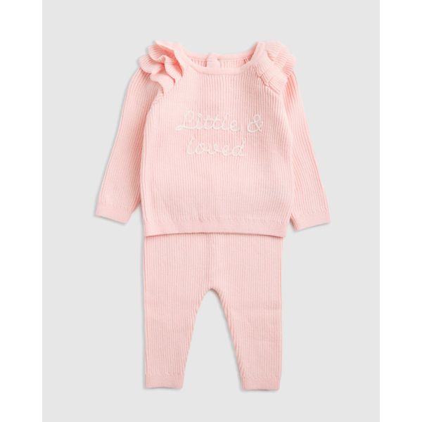 Frill Knit Set - Two Piece Set (Newborn-12 Months)