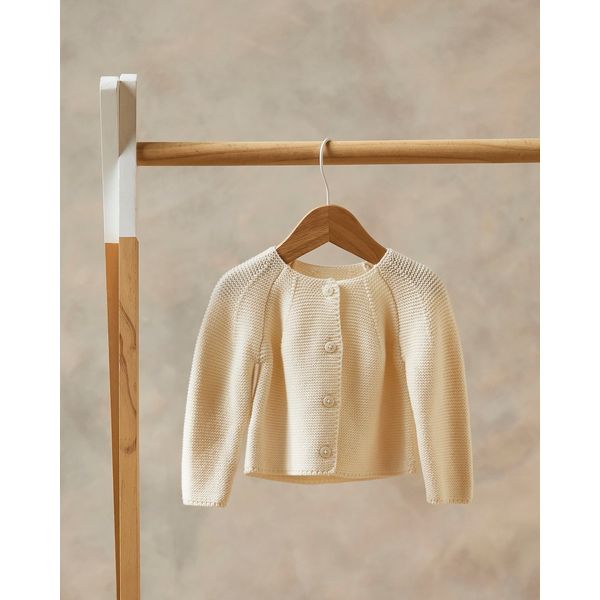 Leigh Tucker Willow Coco Cotton Cardigan (Newborn-12 Months)