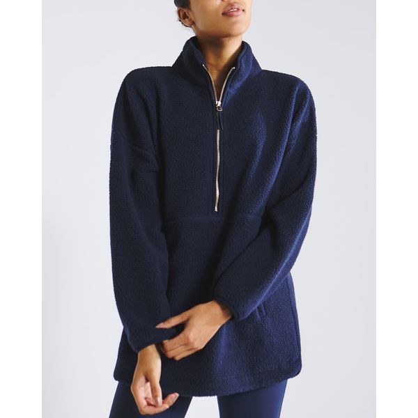 Longline Half Zip Fleece