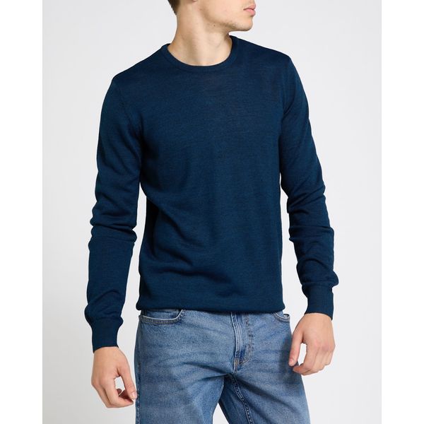 Merino Blend Crew Neck Jumper