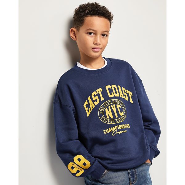 Printed Crew Neck Sweatshirt (2-14 Years)