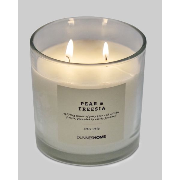 French Pear And Lily Two-Wick Scented Candle