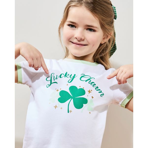 Pure Cotton Shamrock T-Shirt (2-14 Years)
