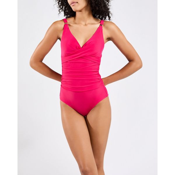 Tummy Control Cross Over Cup Swimsuit