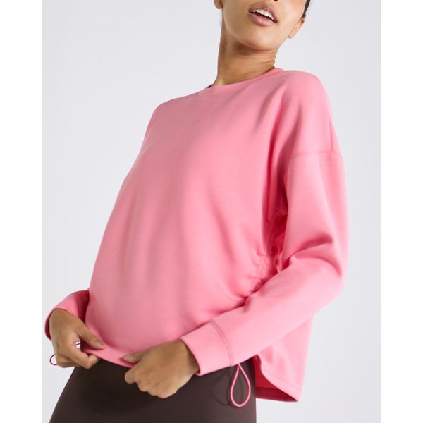 Scuba Ruched Side Crew Neck