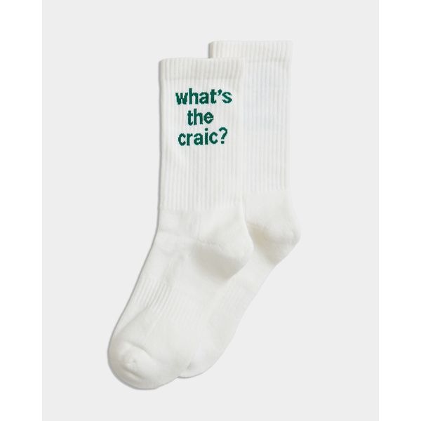 Irish Slogan Long Tube Socks