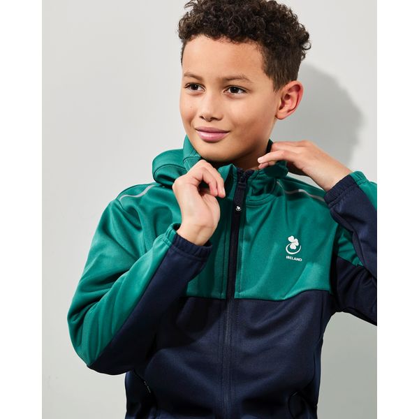 Rugby Zip-Through Hoodie (4-14 Years)