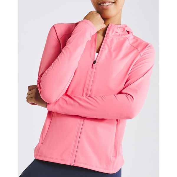 Hooded Zip-Through Running Top