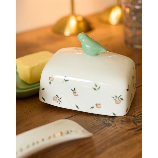 Carolyn Donnelly Eclectic Bird Butter Dish