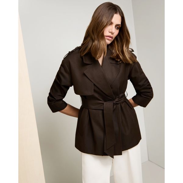 Gallery Esme Belted Trench Coat