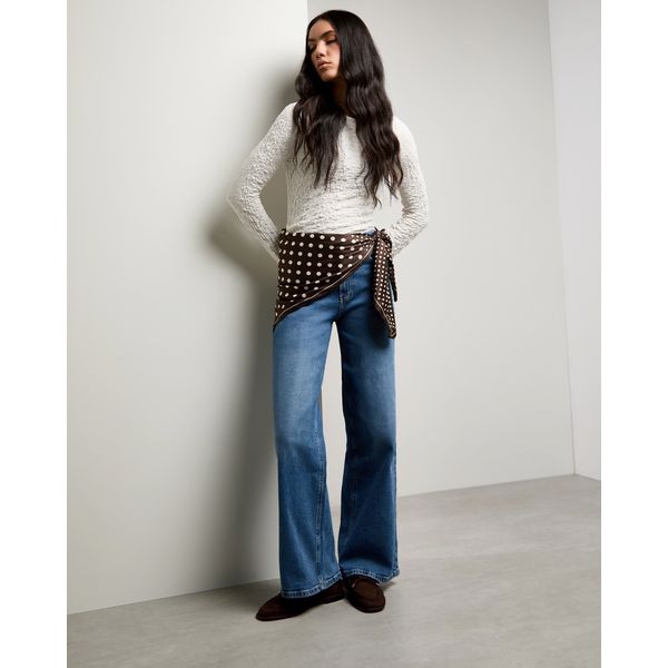 High Rise Wide Leg Jeans