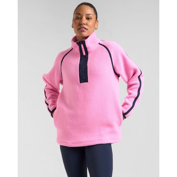 Powercut Ascend Quarter Zip Fleece Pink Glow