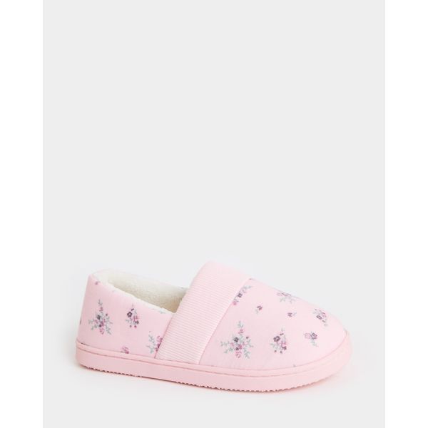 Printed Traditional Slippers - Pink