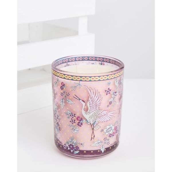 Carolyn Donnelly Eclectic Lilac Fields Large Decal Candle