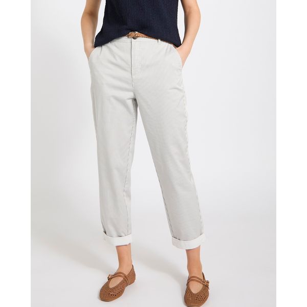 Belted Chino Trousers