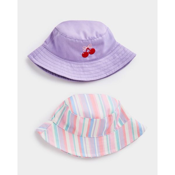 Bucket Hat - Pack Of 2 (6 Months-3 Years)