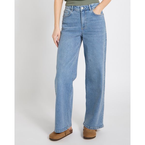 High Rise Wide Leg Jeans