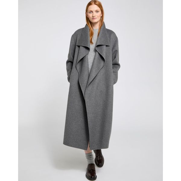 Carolyn Donnelly The Edit Wool Blend Long Wrap Coat