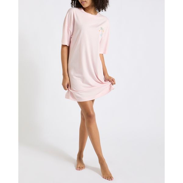 Print Cotton Modal T-Shirt Nightdress