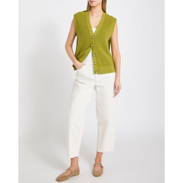 Sleeveless Knit Waistcoat