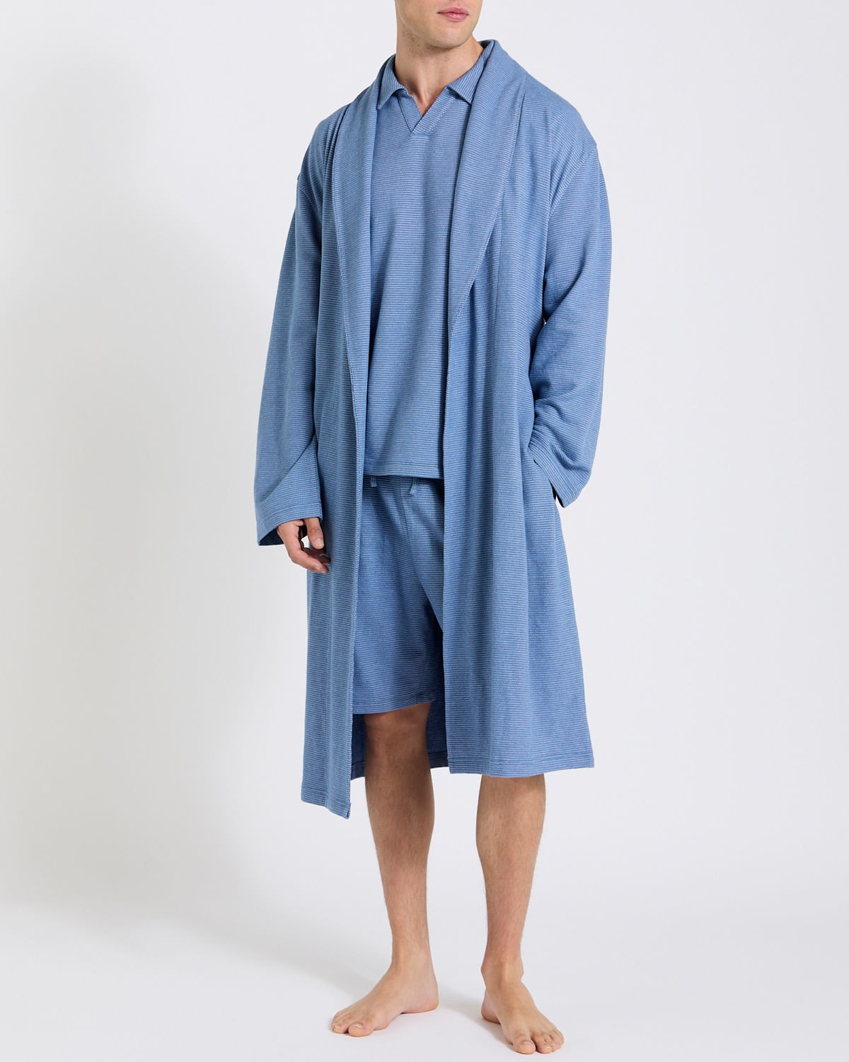 Smart Essentials Textured Robe - Dunnes Stores