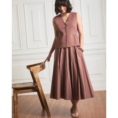 Gallery Daphne Pleat Skirt