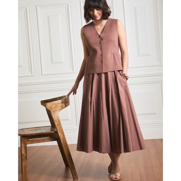 Gallery Daphne Pleat Skirt