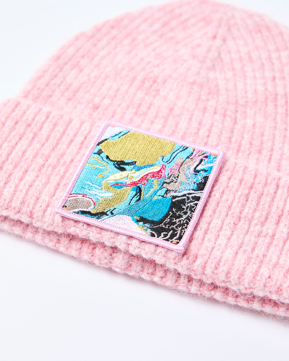 Whimgy Beanie Blue×Pink isecai Joanne Hynes Marble Patch Beanie - Dunnes Stores