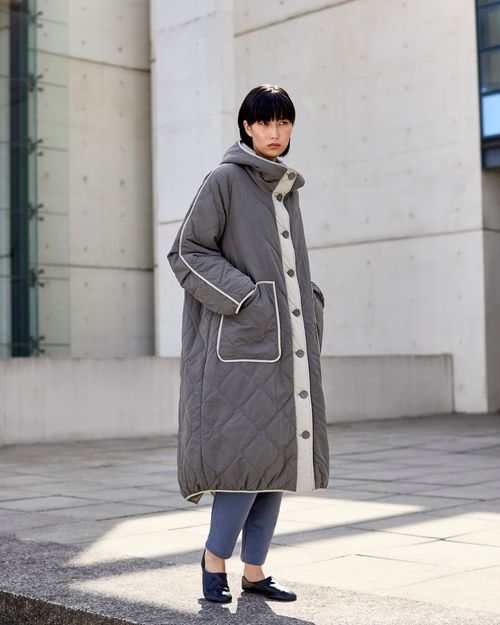 Carolyn Donnelly The Edit Reversible Hooded Coat