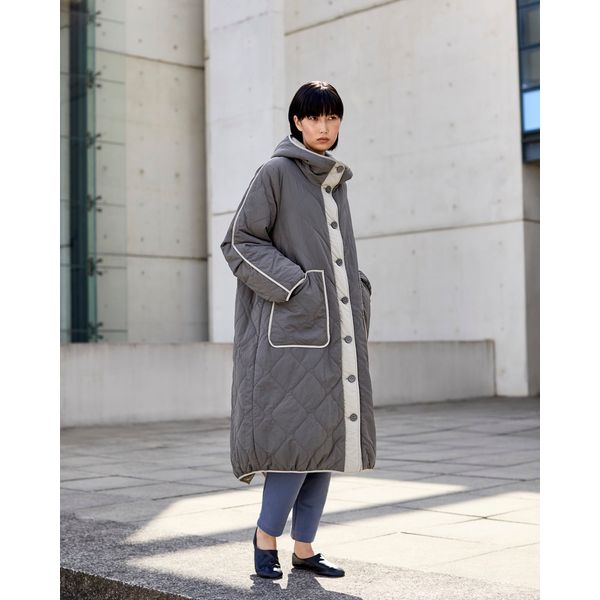 Carolyn Donnelly The Edit Reversible Hooded Coat