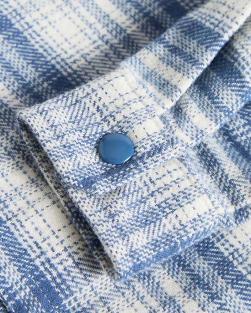 Hooded Check Overshirt (3-14 Years) - Dunnes Stores