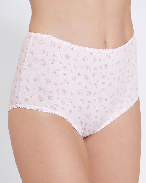 Print Cotton Rich Full Briefs - Pack Of 5