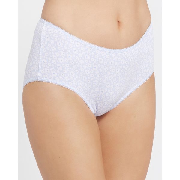 Print Cotton Rich Midi Briefs - Pack of 5