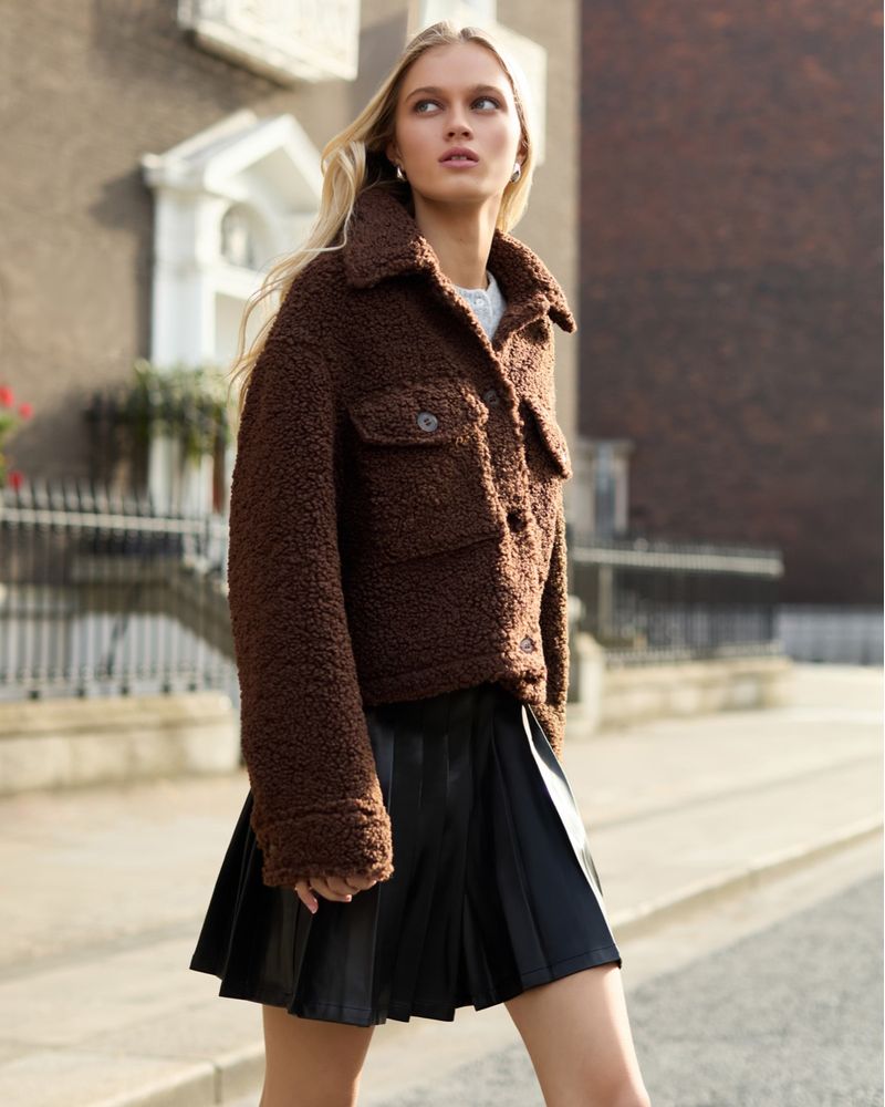 Savida Freya Teddy Jacket Dunnes Stores