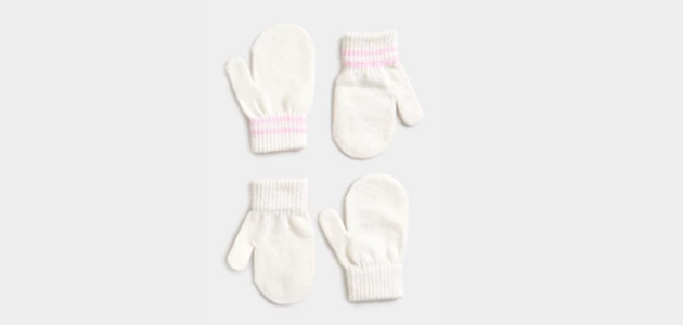 2PK Baby Girls Mittens