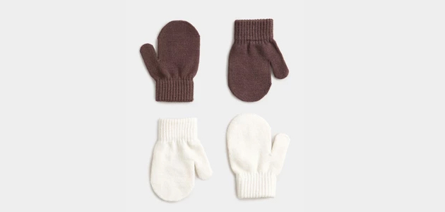 2PK Baby Boys Mittens
